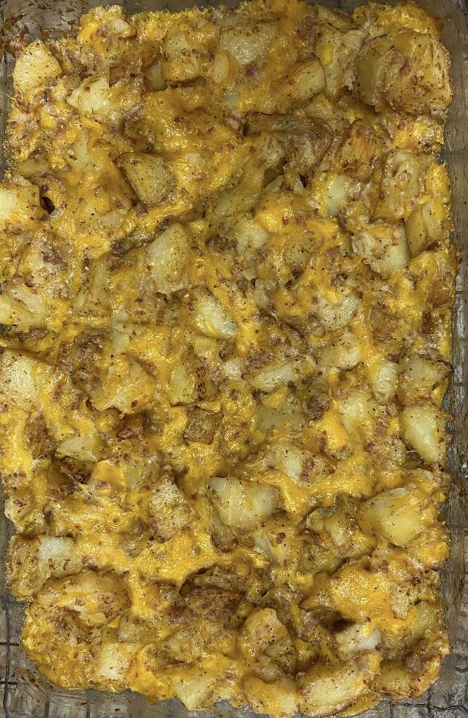 TWICE BAKED BACON BIT POTATO BAKE