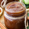 Apple butter offered at WP Meat Co in Enfield, Illinois.