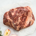 Beef brisket point offered at WP Meat Co in Enfield, Illinois.