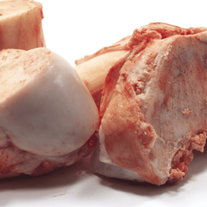 Beef knuckle bones offered at WP Meat Co in Enfield, Illinois.