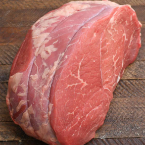 Beef sirloin tip roast offered at WP Meat Co in Enfield, Illinois.