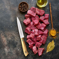 Beef Stew Meat offered at WP Meat Co in Enfield, Illinois.