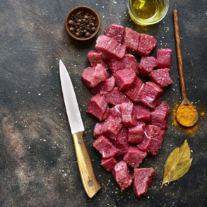 Beef Stew Meat offered at WP Meat Co in Enfield, Illinois.