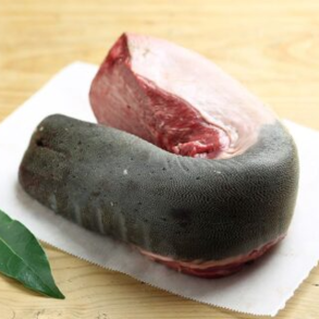 Beef tongue offered at WP Meat Co in Enfield, Illinois.