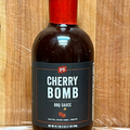 Cherry bomb BBQ sauce offered at WP Meat Co in Enfield, Illinois.
