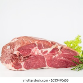 Lamb roast offered at WP Meat Co in Enfield, Illinois.
