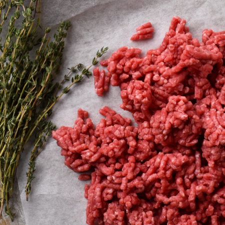 ground beef at WP Meat Co in Enfield, Illinois