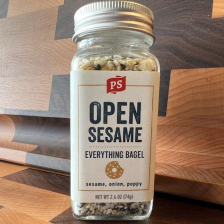 Open Sesame Everything Blend offered at WP Meat Co in Enfield, Illinois.