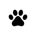 a paw print indicating the pet treats offered at WP Meat Co in Enfield, Illinois