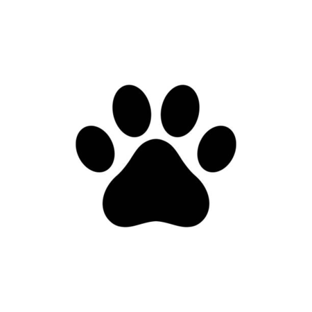 a paw print indicating the pet treats offered at WP Meat Co in Enfield, Illinois