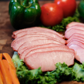 Pork Canadian Bacon offered at WP Meat Co in Enfield, Illinois.