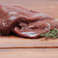 Pork liver offered at WP Meat Co in Enfield, Illinois.