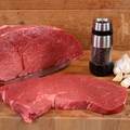 Pork round steaks offered at WP Meat Co in Enfield, Illinois.