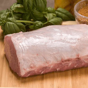 Pork tenderloin offered at WP Meat Co in Enfield, Illinois.