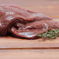 Rabbit liver offered at WP Meat Co in Enfield, Illinois.