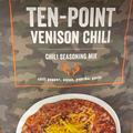 Ten Point Venison Chili Seasoning offered at WP Meat Co in Enfield, Illinois.